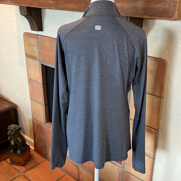 Sherpa Heather Gray 1/4 Zip Pullover, size L - Picture 8 of 13